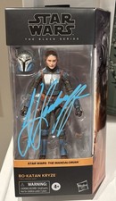 Star Wars Black Series Mandalorian 6" Bo-Katan Kryze Katee Sackhoff Auto JSA COA