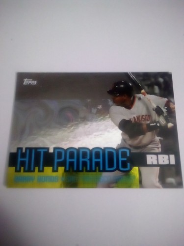 2005 Topps Hit Parade Barry Bonds #RBI1 San Francisco Giants - Picture 4 of 7