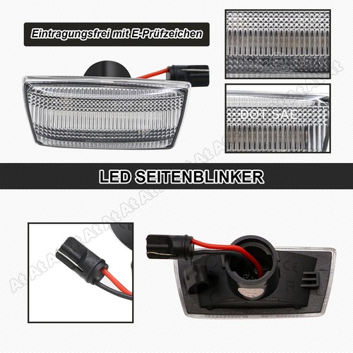 LED Seitenblinker Blinker Für Opel Astra H Corsa D Zafira B Insignia A Meriva B - Bild 6 von 9