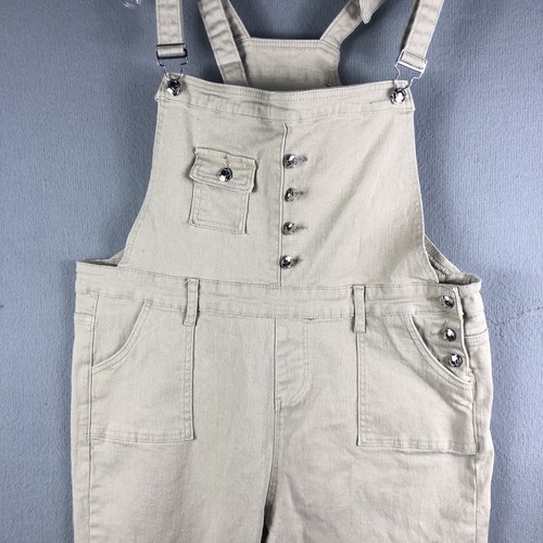 AvaCostume Woman’s Classic Adjustable Straps Jean Overall XX-Large Beige NWT - Picture 4 of 11
