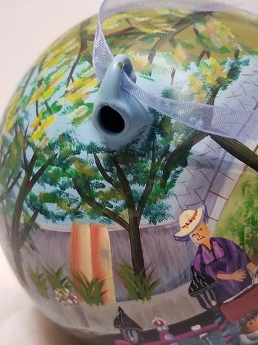 HANDMADE SAN ANTONIO RIVERWALK ROUND ORNAMENT CHRISTMAS 2004 4.5" - Bild 9 von 10