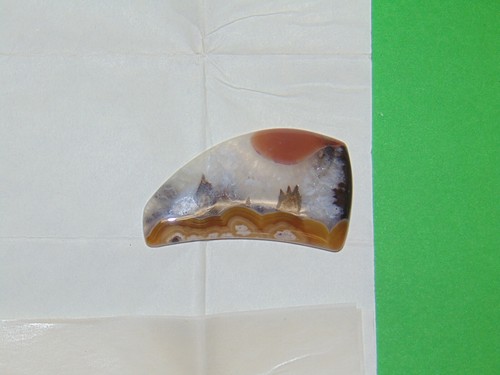 Museum Grade Laguna Agate & Rainforest Jasper Cabochons Stunning Quality NOS - Picture 6 of 16