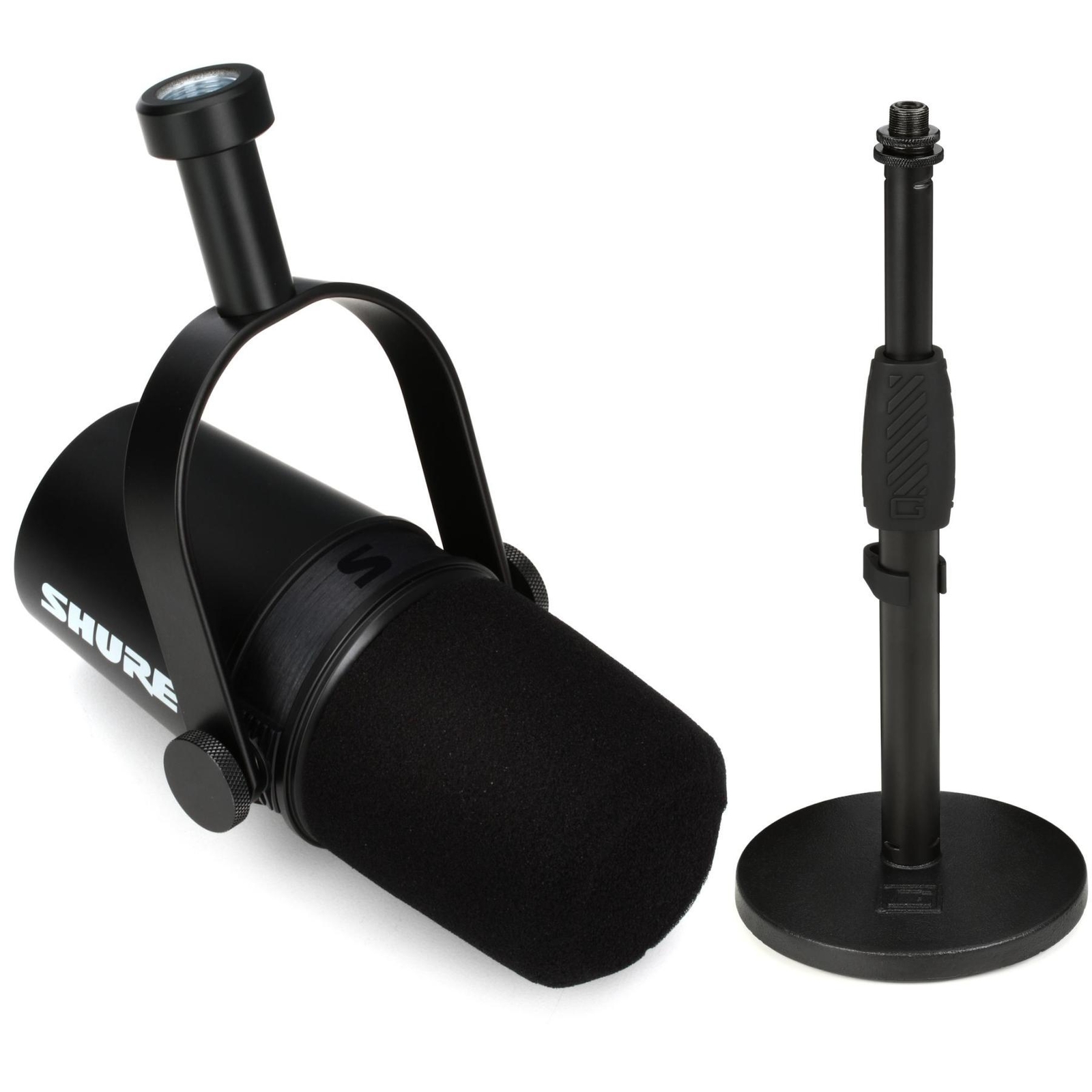 Динамический широковещательный микрофон Shure MV7X с настольной подставкой
