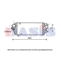 LadeluftküHler KüHlrippen GelöTet FüR Hyundai I40 CW VF KIA Optima 350X161X85