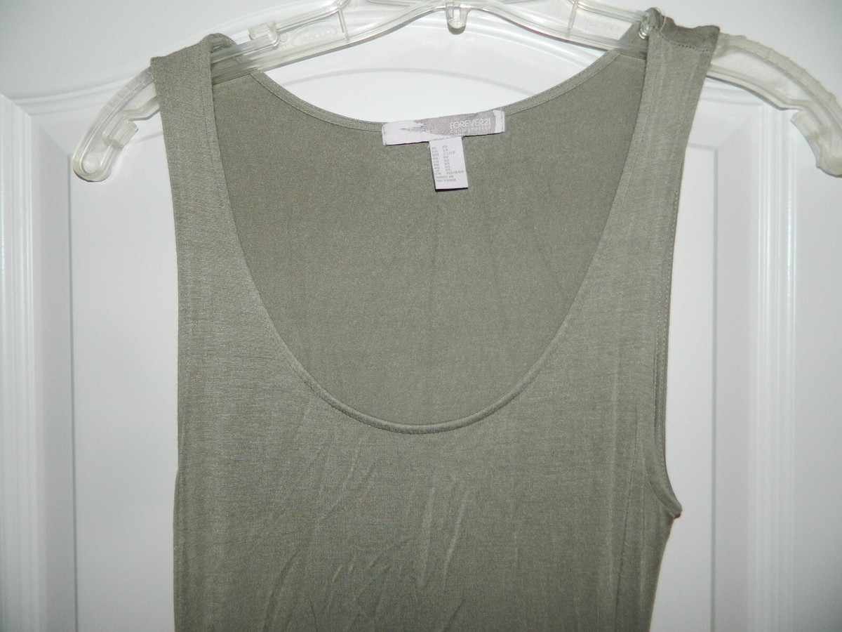 Women's Forever 21 Olive Green Long Bodycon Dress Size XS | eBay