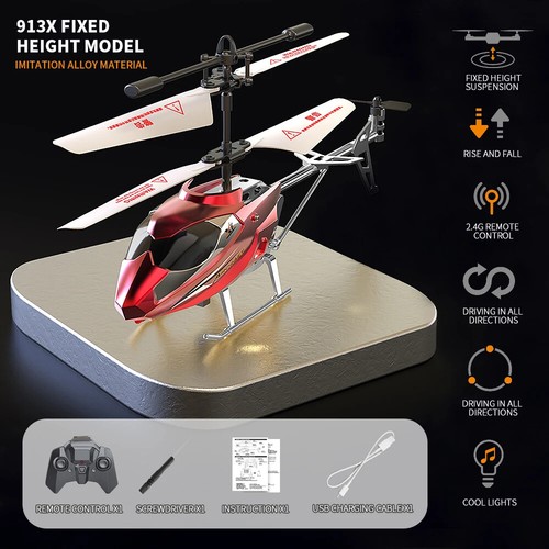 Lo último RC Helicóptero Recargable Seguro Control Remoto Drone Genial Mini Juguetes para Niños - Imagen 38 de 45