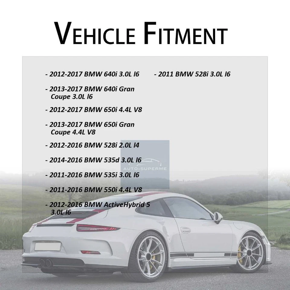 Braço de controle completo dianteiro inferior traseiro 2x para BMW 640i 2012-2017 - Imagem 2 de 4