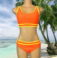 NEW Colorful Womens 2 Piece Tank Style Bikini Swimsuit / Size medium