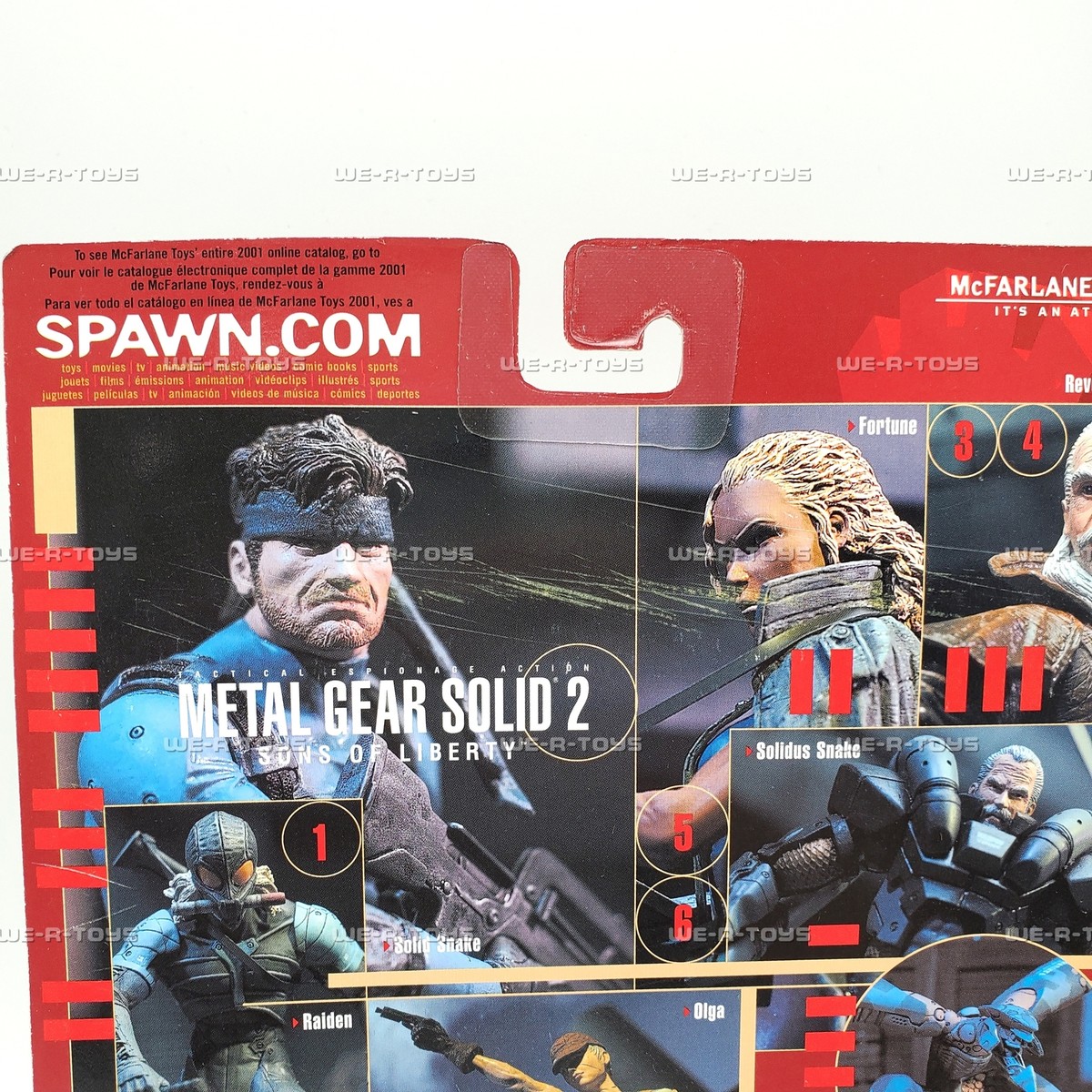 ゲームキャラクター NEW McFarlane toy l Gear solid Snake Metal Gear Solid 2 Sons of Liberty Solid Snake Action Figure
