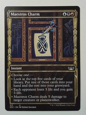 Maestros Charm *Showcase Uncommon* Magic MtG x1 SNC Streets of New Capenna