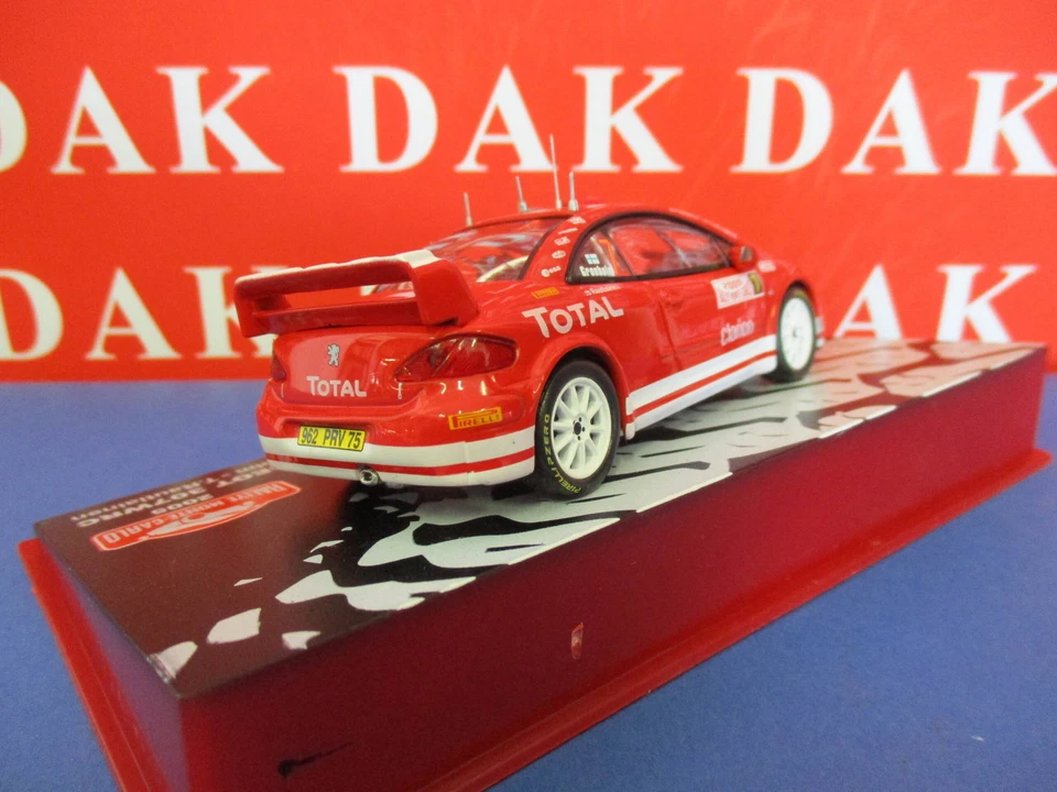 Die cast 1/43 Modellino Auto Peugeot 307 WRC Rally Monte Carlo 2005 M. Gronholm - Immagine 3 di 4
