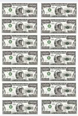 Geld Essbar Money Dolars Geburstag Party Tortenaufleger Torte Zuckermasse +TEXT