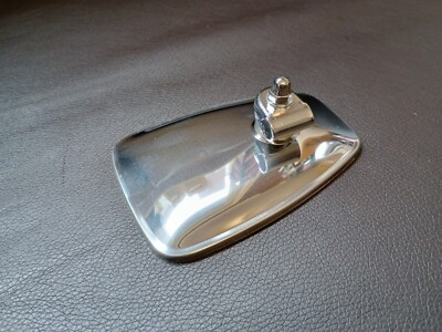 Rechteckiger Nierenspiegel Vespa Lambretta Milano Modena Royal Alu glatte Rückseite 
