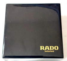 VINTAGE GENUINE RADO WATCH BLACK CASE BOX