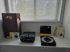 Kodak Carousel Projector 4600 with Transvue 140 Slide Tray & Projection Lamp Nos