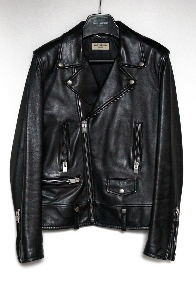 Saint Laurent FW15 L01 Lamb Leather Biker Jacket - Hedi Era Saint Laurent FW15 L01 Lamb Leather Biker Jacket - Hedi Era