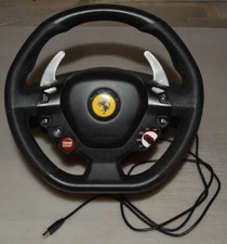 THRUSTMASTER T80 RW FERRARI 488 GTB PS4 (STEERING WHEEL ONLY) TESTED AND WORKING