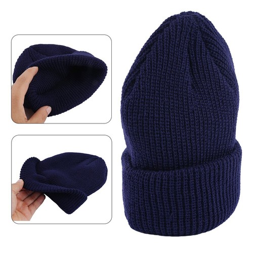 Maglia Berretto Caldo Inverno di Lana Unisex Uomo Donna Sci Skull Cap Bambini - Foto 14 di 49