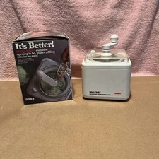 Salton Mini Chill Personal Frozen Dessert Ice Cream Maker Chilly Willy, Vintage