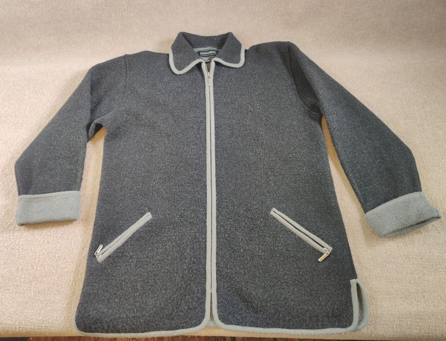 Bernardo Essentials Full Zip Coat Jacket Cardigan… - image 1