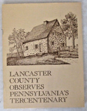 Vintage Lancaster County Observes Pennsylvania’s Tercentenary Book