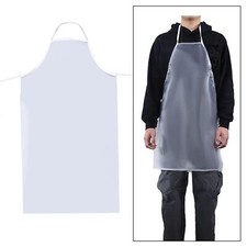 Waterproof Apron Cleaning Apron Clear PVC Wear Resistant Oilproof Dishwashing