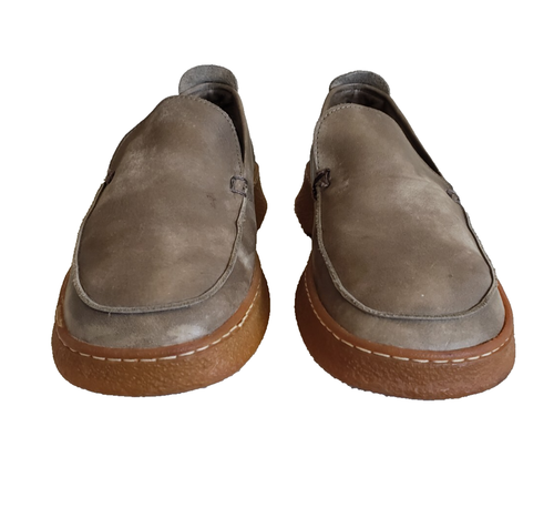 Camper Women's Loafers Slip On Gray Leather Comfort Shoes 2526 Size 11M EU 41 - Picture 3 of 12