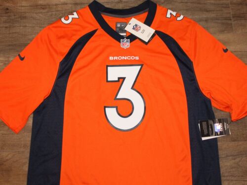 NWT Denver Broncos Russell Wilson NFL Football Jersey Nike On Field Loose Fit XL