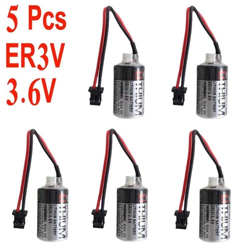 5Pack JZSPBA01 ER3V 3.6V 1000mAh LISOL2 PLC Battery for Toshiba CNC Battery eBay