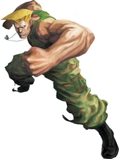 Street Fighter sticker Guile weatherproof bumper vinyl decal