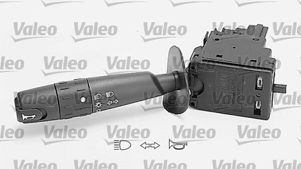 Valeo 251223 commutateur de colonne de direction noir pour phares et clignotants