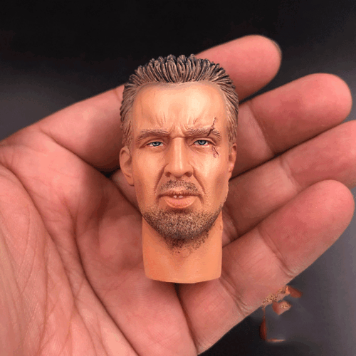 E60047 1/6 German& American Expression Scar Head Sculpt A E60047 1/6 German& American Expression Scar Head Sculpt A