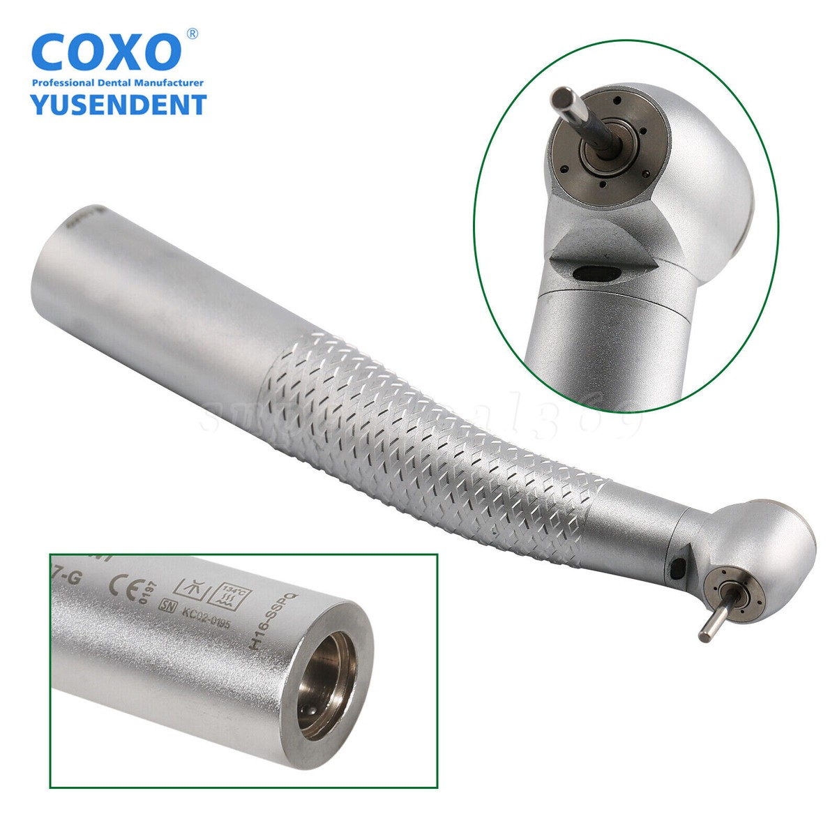 COXO Dental Fiber Optic Turbine Handpiece fit for Sirona LED