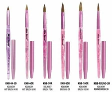 Mia Secret KOLINSKY ART BRUSH 6OR, 7OR, 8OR,10OR, 3D - PICK YOUR BRUSH