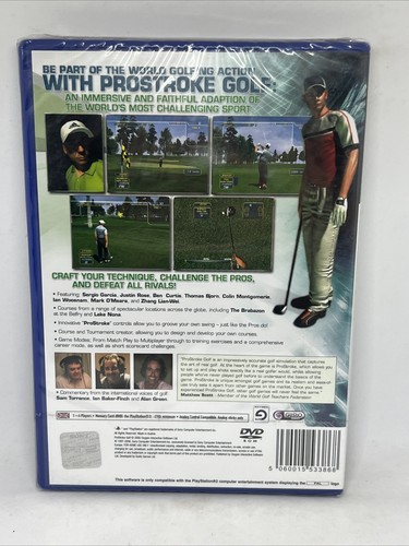 Pro Stroke Golf World Tour 2007 PS2 ** New + Sealed ** - Picture 2 of 2