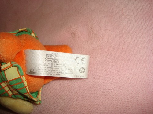 2015 Nintendo Animal Crossing Bunnie Rabbit Bunny Little Buddy Plush 9" - Imagen 5 de 6