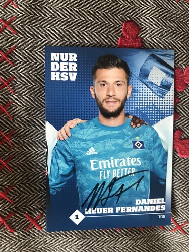 Daniel Heuer Fernandes Hamburger SV HSV 2019/2020 original signiert