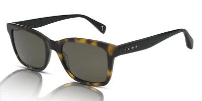 Lunettes Ted Baker Homme Hassan TB1723 104 Gloss Noir Écaille/Vert - Photo 1/2