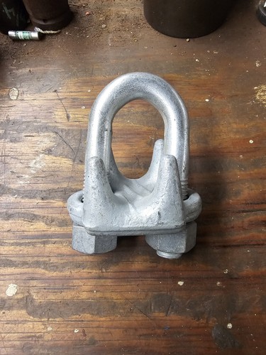 UNBRANDED 1-3/8 WIRE ROPE CABLE CLAMP CLIP 