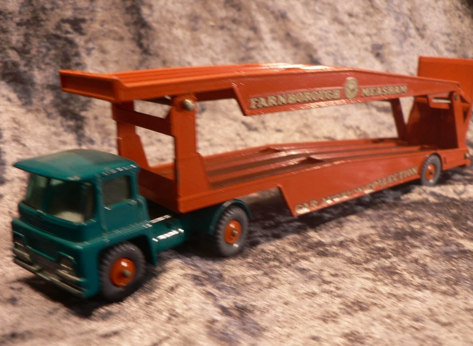 AUTOTRANSPORTER, MATCHBOX MAJOR - PACK / KING SIZE, GUY WARRIOR, orange-grün - Bild 2 von 4