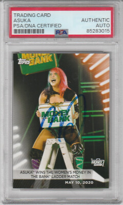 Autographed Asuka Topps card PSA/DNA certfied | eBay