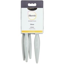 Harris Essentials Paint Brush Professional Decorating - 5 Pack Set - Gloss