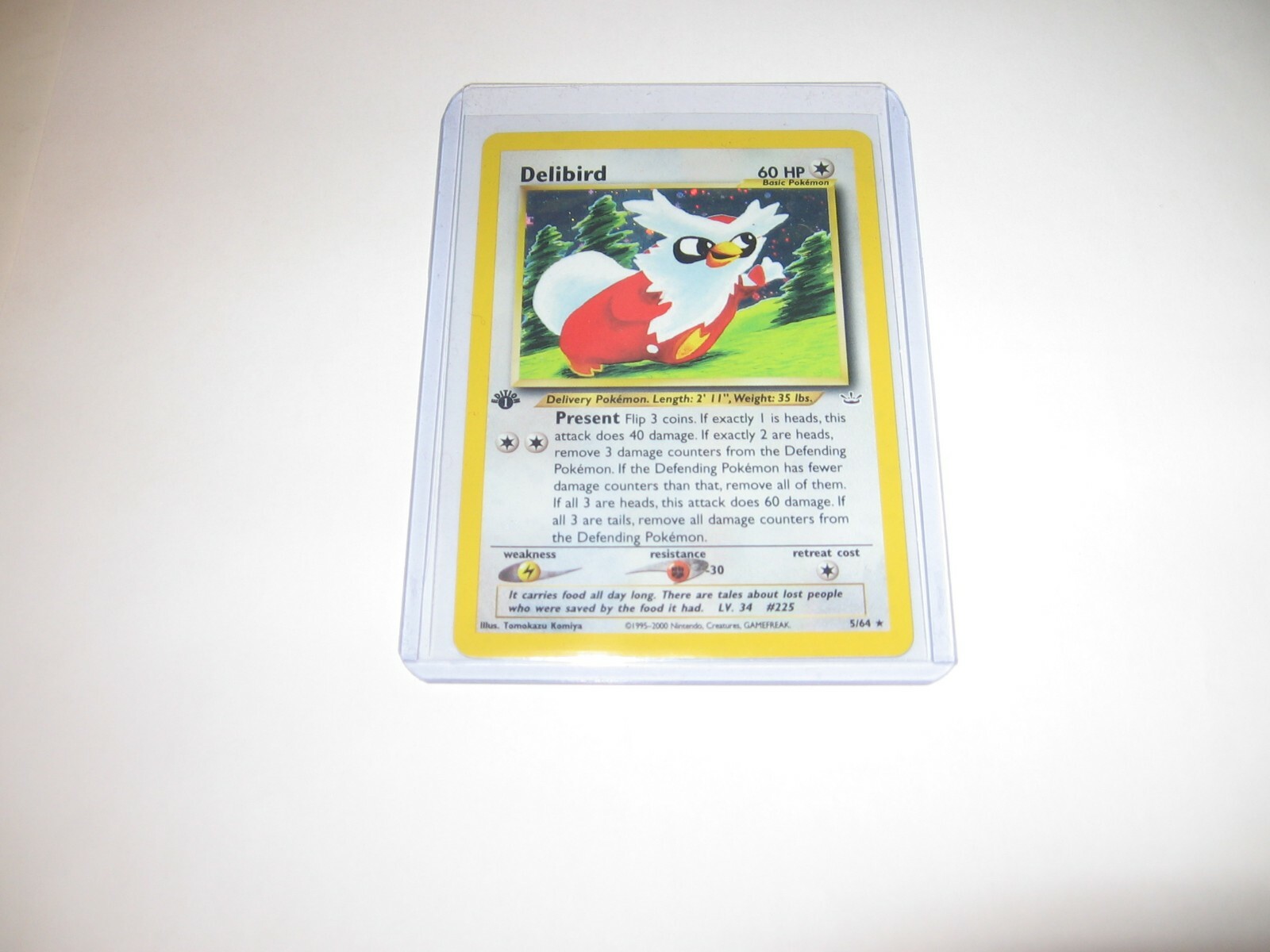 Delibird Holo -1st Edition Neo Revelation 2001 Mint 10 Pokemon #5/ 64