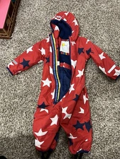 Mini boden rockabilly waterproof puddle suit 18-24 month