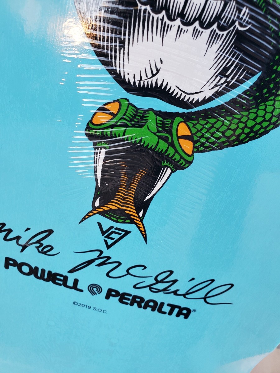 Powell Peralta MIke Mcgill Skull & Snake Reissue Light Blue | eBay