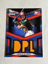 2023 Panini Elite Extra Edition DPL Materials Carlos De Los Santos #DPM-CDS