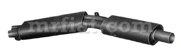 Maserati Ghibli Coupe SS 4.9 5.0 Type 115 ANSA Center Exhaust Muffler New