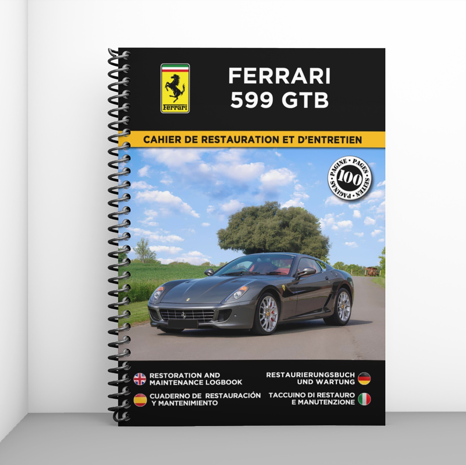 Ferrari 599 GTB cahier de restauration indispensable pour certifier l'historique d'entretien
