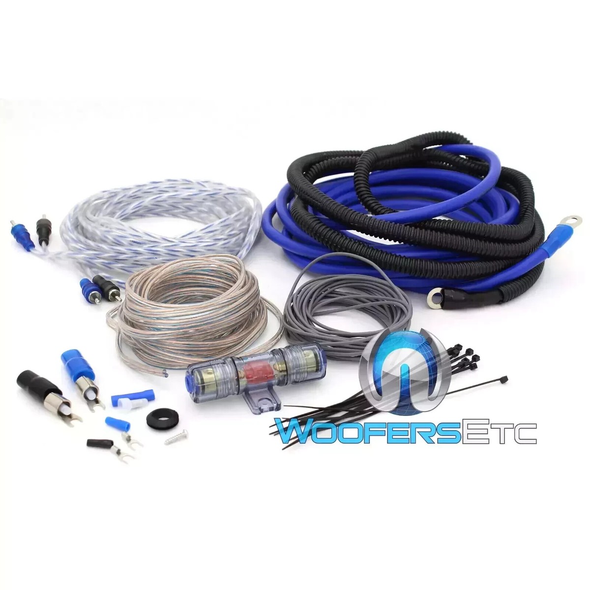 pkg SOUNDSTREAM BXT4.2000 4-CHANNEL 2000W AMPLIFIER + 4 GAUGE AMP