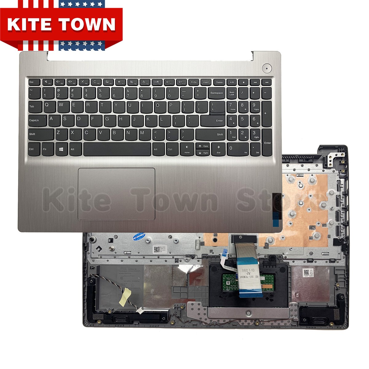 New Palmrest Keyboard W/Touchpad For Lenovo IdeaPad 3-15IIL05 3
